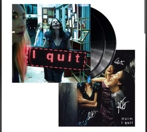 Haim SIGNED I Quit 2LP Vinyl Silver Spotify Fans First - Picture 1 of 1