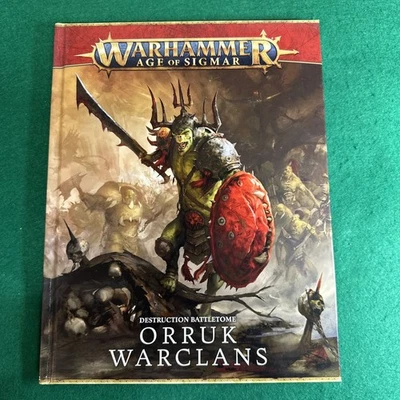 Orruk Warclans Battletome Book Warhammer Age Of Sigmar Games Workshop AOS VGC 🟡 - Image 1 of 4