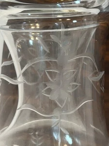 Southern Living Retired Lovely Etched Bedside Carafe Set Beautiful - Picture 1 of 14