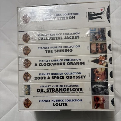 Stanley Kubrick Collection 7 VHS Movies-2001 Clockwork Orange Shining Full Metal - Image 1 of 4