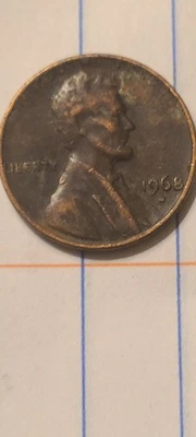 1968 D Lincoln Penny With Errors. - Image 1 of 4