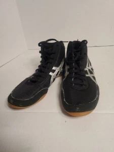 ASICS Matflex Black wrestling shoes , size 6 - Picture 1 of 8