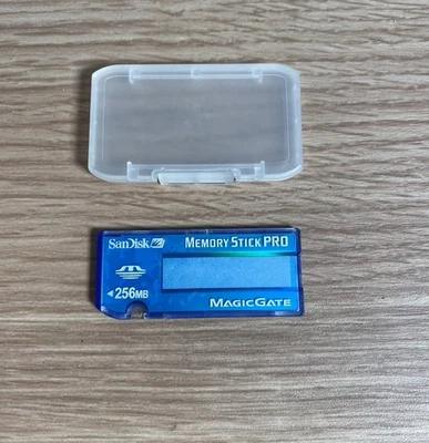 Sandisk 256MB Memory Stick Pro for Sony PlayStation Cyber-shot Cameras - Tested - Image 1 of 2