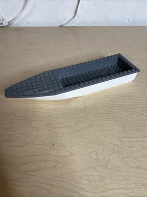 Lego Boat White Hull Gray Deck As Is - Image 1 of 4