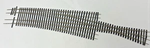 MODEL RAILWAY OO GAUGE UNBRANDED CURVED TURNOUT/CROSS OVER TRACK WORK SECTION - Picture 1 of 13