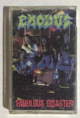 Exodus fabulous disaster Cassette original 1989 Relativity records/Combat - Image 1 of 4