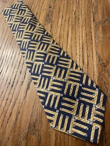 Vintage EUC Jhane Barnes Silk Abstract Geometric Tie Necktie Made In Japan - Picture 1 of 8