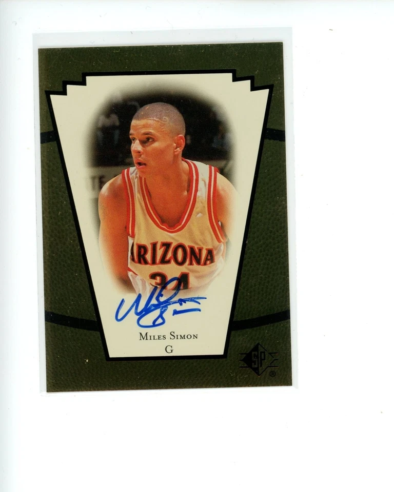 1998 Upper Deck SP Top Prospects Vital Signs Autograph Auto #MS Miles Simon - Image 1 of 1