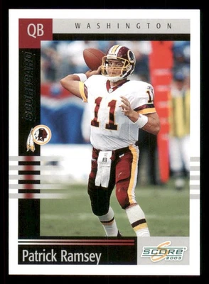 2003 Score Scorecard #273 Patrick Ramsey /500 - Image 1 of 2