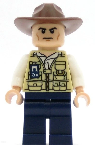 LEGO Jurassic World Minifigura Veterinario - Sombrero (75918) (Genuino) Foto 1 de 1