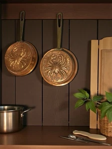 SELTEN VTG Kupfer Hummer & Krabbe Wandbehang Set Küste Maritim Dekor 13x7 - Bild 1 von 5