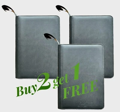 Carpeta rígida magnética y de un toque | 4 bolsillos | 24 cartas | Juego de cartas coleccionables de deportes y Pokémon Foto 1 de 4