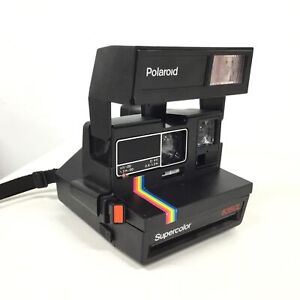 Polaroid Supercolor 635CL Black Instant Film Camer a#691