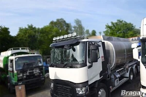 Techo Foco Barra para Renault C Range Cromo Acero Inoxidable Frente Camión Truck - Imagen 1 de 12