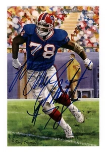 Bruce Smith Signed Auto GLAC Goal Line Art Card #250 JSA COA Buffalo Bills - Picture 1 of 2