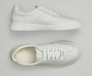 MASSIMO DUTTI MAN SS collection WHITE LEATHER TRAINERS 38-46 RE.2102/550/001 NWT - Picture 1 of 7