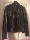 FULMER~Distressed LEATHER RIDING JACKET~NWOT~Excellent Condition~Size 12M~Unisex