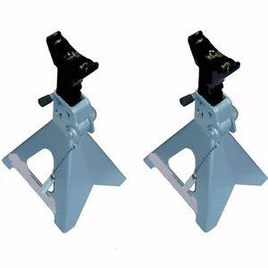 CAR STANDS 6 TON EACH AXLE STAND ORANGE LOW PRO TROLLEY JACK STANDS HOISTS NEW - Picture 1 of 1