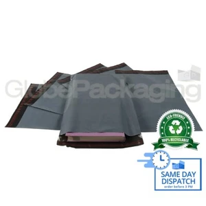 50 x Grey Postal Mailing Bags 320x440mm (12.5x17") - Picture 1 of 5