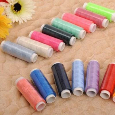 39PCS Mixed Colors Sewing Thread Polyester DIY Spools 150M Each String Roll - Image 1 of 4