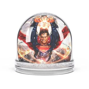 Superheld Schneekugel, Sammlerdeko, Superman Liebhaber Geschenk - Bild 1 von 4