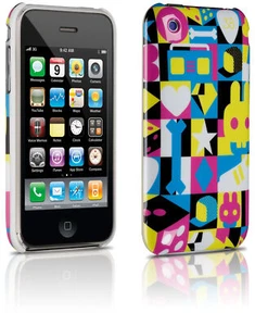 Philips DLM 68025 Polycarbonathülle, graphik für Apple iPhone - Bild 1 von 2