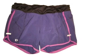 Pearl Izumi Women's XL Ultra Split Running Shorts Purple Hidden Pocket - Picture 1 of 12