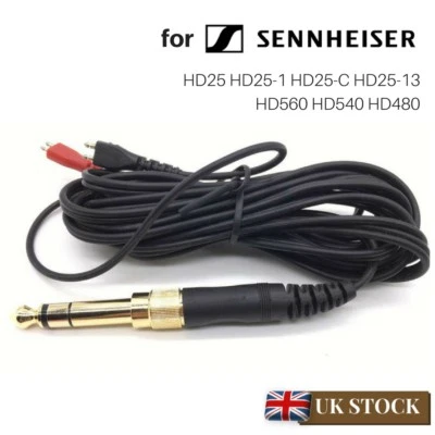 Ersatz-Audiokabel für Sennheiser HD25-1 II HD25-C HD560 HD540 HD440 II - Bild 1 von 3