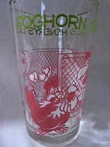 Vintage 1974 Foghorn Leghorn Drinking Glass Warner Bros. Jelly Jar - Picture 1 of 4