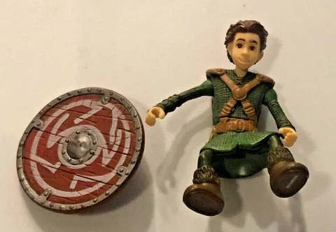 How To Train Your Dragon Hiccup Figure from Playset 2010 about 3" w/ shield Cover