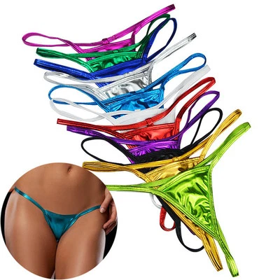 Lote de 5 calzoncillos sexy para mujer lencería tanga bragas bikini ropa interior Foto 1 de 4