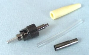 Suttle ASTA-01-C-T Fiber Optic Connector ST/MM/QT1/SS/3.0JK/900BF Lot of 50 NEW - Picture 1 of 3