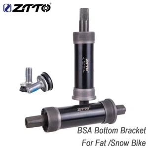Bike Bicycle 100mm Square Tapered Bottom Bracket BSA Axis For Quare Hole - Picture 1 of 14