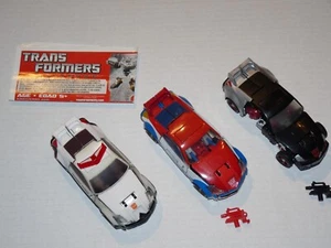 TRANSFORMERS CLASSICS UNIVERSE PROWL BLUESTREAK SMOKESCREEN FOR PARTS 2009 - Imagen 1 de 3