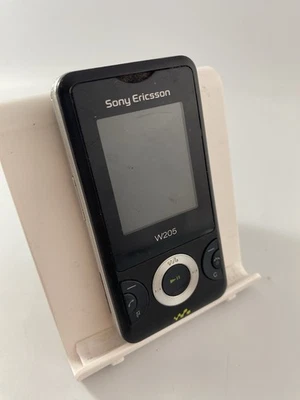 Sony Ericsson W205 Black Unlocked 5MB 1.8" .3MP Mobile Phone Incomplete #1 - Image 1 of 4