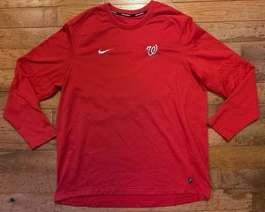 Nike Washington Nationals MLB Auténtico Dri-FIT Pullover Top XL Rojo Béisbol - Imagen 1 de 8