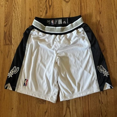 2006-2007 San Antonio Spurs Team Issued Adidas Game Shorts nba sz 36 M Medium - Image 1 of 4