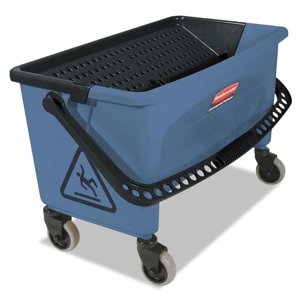 Commercial BUCKET W/LID MICROFBR BE FGQ93000BLUE Commercial FGQ93000BLUE