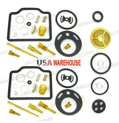 2 X KIT DE RECONSTRUCCIÓN DE CARBOHIDRATOS 65-68 CL77 Scrambler más 1 Kit de reparación de palanca de combustible EE. UU. Foto 1 de 4