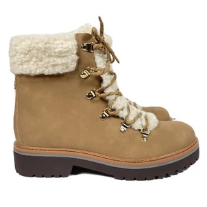 Tommy Hilfiger Damen Gr. 10 M Stiefeletten braun/weiß Logo Twron2 NEU - Bild 1 von 6