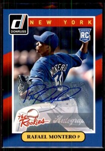 Rafael Montero 2014 Donruss The Rookies Signatures RC Autograph Rookie Auto #48