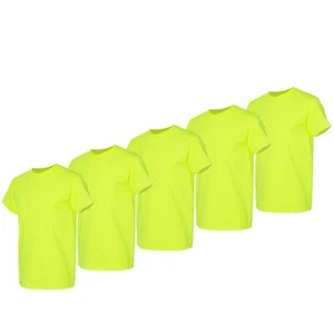 Bulk Lot Gildan Men Heavy Cotton Plain Short Sleeves T-Shirt 5000 (Pack Of 5) - Picture 1 of 94