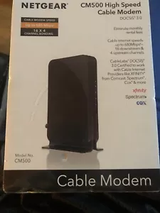 NETGEAR CM500 CABLE MODEM - Picture 1 of 6