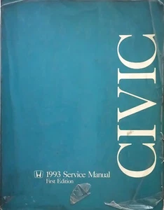 1993 Honda Civic Factory Service Manual Original Shop Repair Workshop Book - Bild 1 von 4