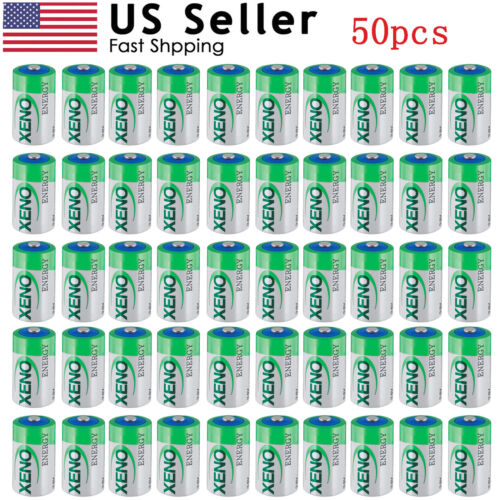 NEW US FAST 50 Pack for Xeno XL-050F 1/2AA 3.6V Lithium TL-2150 LS14250 TL-4902