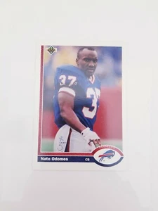 Nate Odomes 1991 Upper Deck #349 NFL football trading card Buffalo Bills - Picture 1 of 2