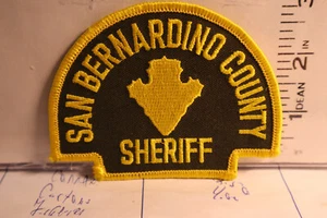 police patch  SAN BERNARDINO COUNTY SHERIFF CALIFORNIA - Picture 1 of 1