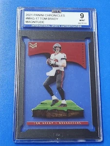 2021 Panini Chronicles Tom Brady Magnitude MAG-17 ISA MINT 9 - Picture 1 of 2