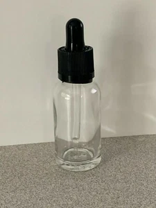 Thick Glass 1 Ounce Bottles Eye Dropper Tops Child Proof 30ML - Picture 1 of 3