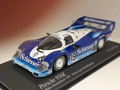 Minichamps 430856699 Porsche 956K #19 Bellof/Boutsen 1000km Hockenheim 1985 1/43 - Immagine 1 di 3